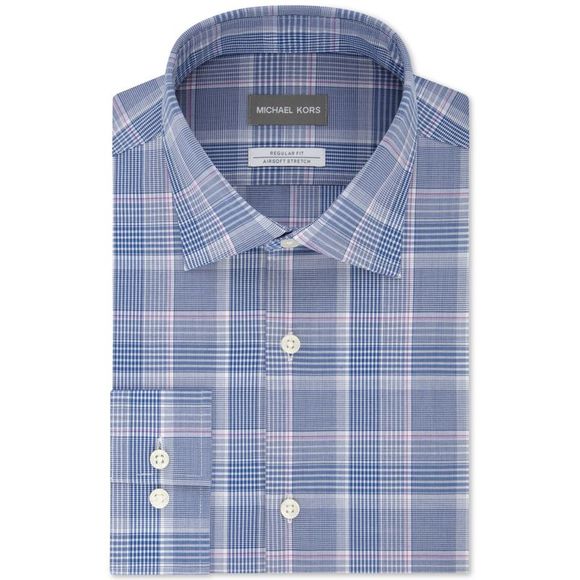 Michael Kors Other - Massimo Alba Men's Dress Shirt Button Down Regular Fit Blue Size 18X34-35
